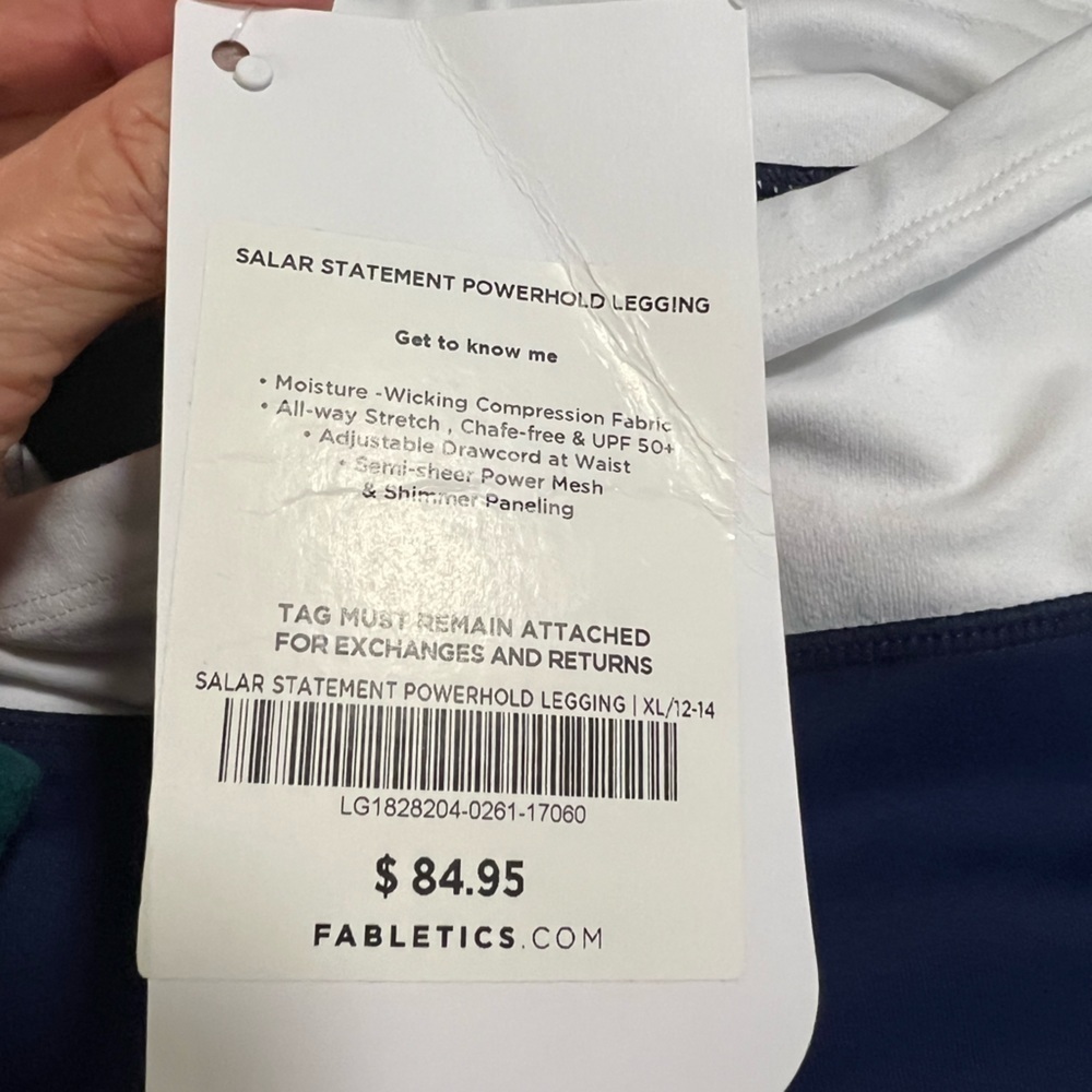 FABLETICS SALAR STATEMENT POWERHOLD LEGGINGS SIZE… - image 6